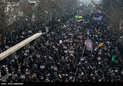 راهپیمایی در محکومیت اغتشاشات اخیر - مشهد