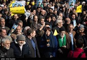 راهپیمایی نمازگزاران تهران در محکومیت اغتشاشات اخیر