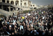 راهپیمایی نمازگزاران تهران در محکومیت اغتشاشات اخیر