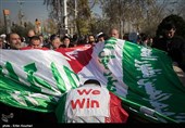 راهپیمایی نمازگزاران تهران در محکومیت اغتشاشات اخیر