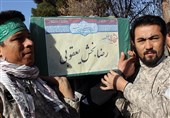 تشییع دو شهید فاطمیون در تهران+عکس و فیلم