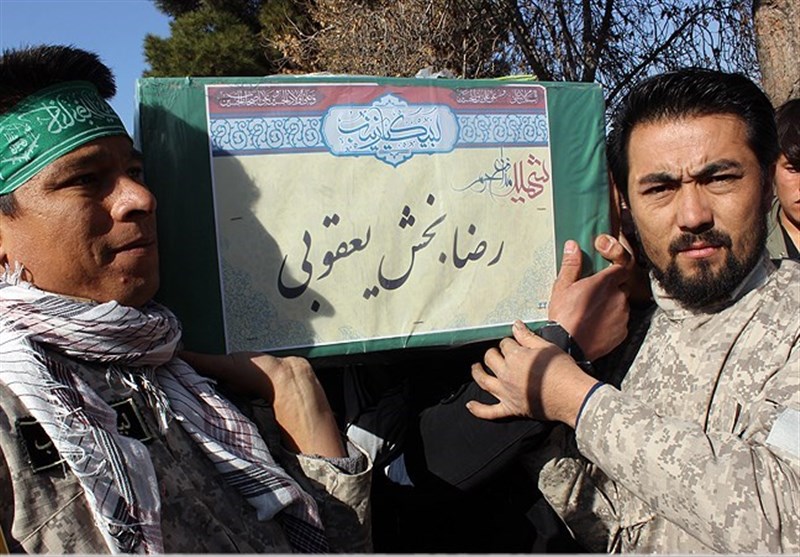 تشییع دو شهید فاطمیون در تهران+عکس و فیلم