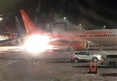 Fire as One Plane Crashes into Another at Toronto Pearson Airport