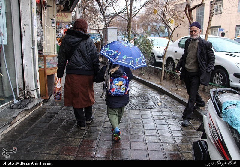 ادامه بارش باران و برف تا چهارشنبه/ احتمال وقوع گردوخاک در خوزستان