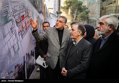 بازدید محمدعلی نجفی شهردار تهران از پروژه تجمیع 50 پلاک محله تختی