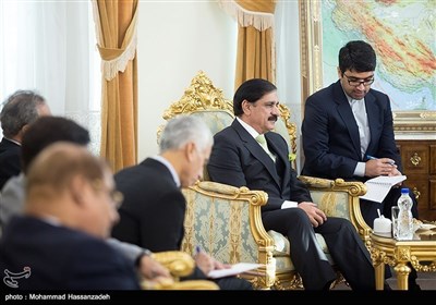 ناصر خان جنجوعہ اور علی شمخانی ملاقات کی تصویری جھلکیاں
