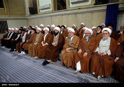 Leader Ayatollah Khamenei Receives People from Iran's Holy City of Qom