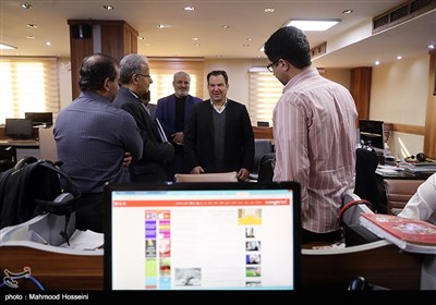 بازدید حمید درخشان‌نیا رئیس سازمان ثبت احوال کشور از خبرگزاری تسنیم