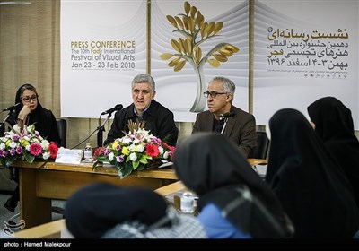 نشست خبری دهمین جشنواره بین‌المللی هنرهای تجسمی فجر