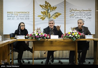 نشست خبری دهمین جشنواره بین‌المللی هنرهای تجسمی فجر