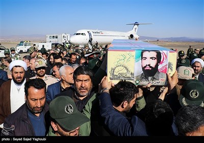 پیکر مطهر شهید والامقام الماس بیرامی دولت سرایی بعد از سی سال به میهن اسلامی بازگشت و امروز در فرودگاه اردبیل تشییع شد.