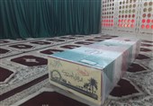 آیین استقبال از پیکر پاک شهید امرالله احمدی در باغملک برگزار شد