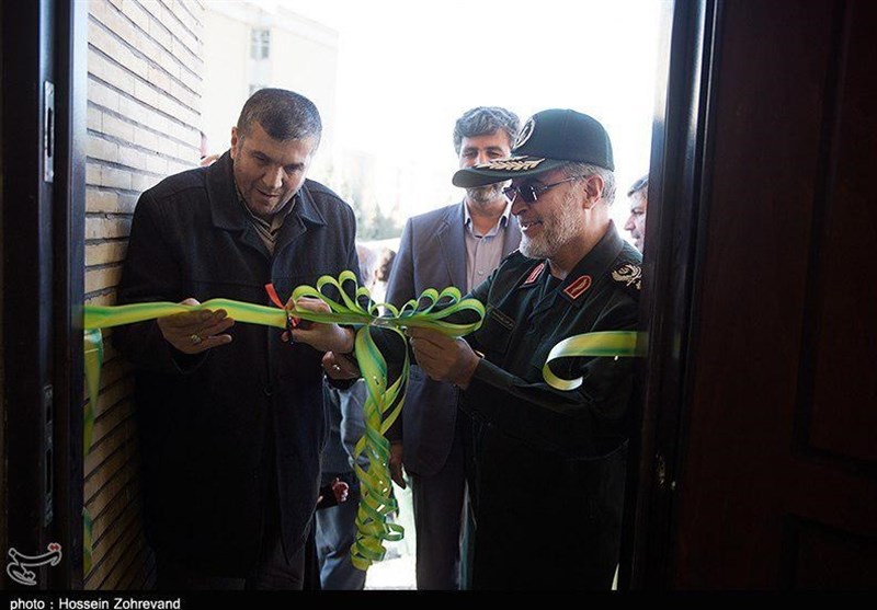 افتتاح ساختمان lsf توسط سردار حزنی