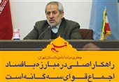فتوتیتر/دادستان تهران:راهکار اصلی در مبارزه با فساد، اجماع قوای سه گانه است