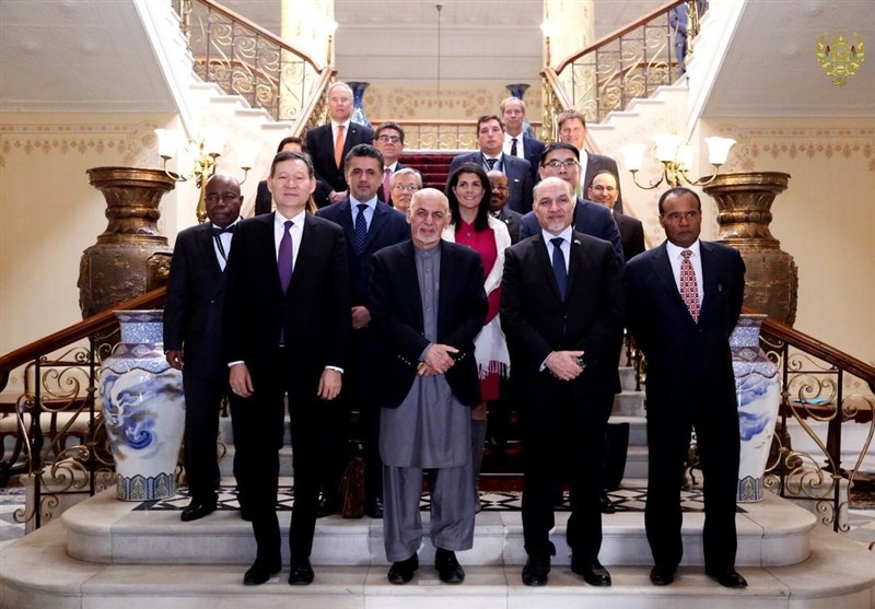 درخواست اشرف غنی برای فشار بر پاکستان در دیدار با هیئت شورای امنیت سازمان ملل + تصاویر