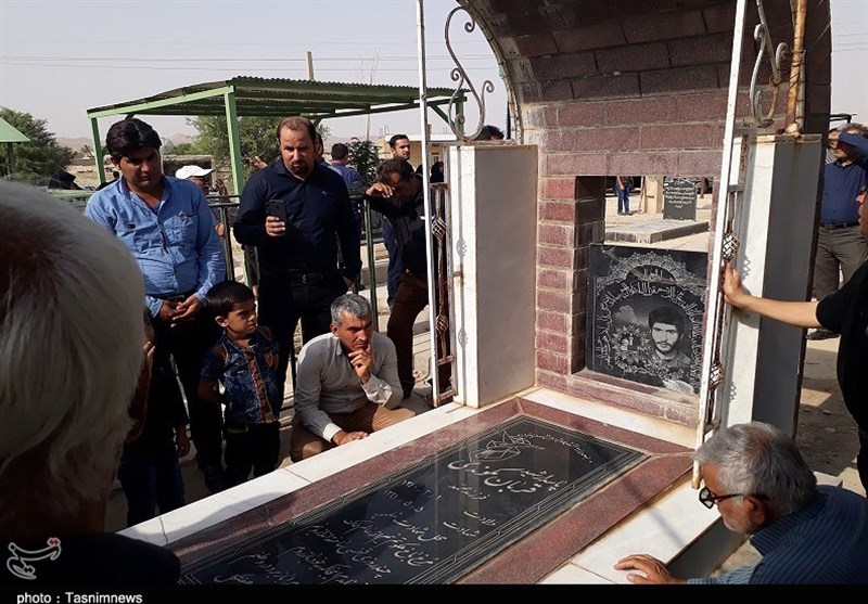بازسازی مزار شهدا در هفتگل به روایت تصویر