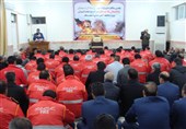 بزرگداشت شهدای آتش‌نشان و 32 خدمه نفت‎کش در لرستان برگزار شد