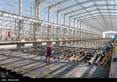 بازدید اکبر ترکان از روند ساخت کارخانه آلومینیوم جنوب