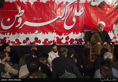حجت الاسلام کاظم صدیقی در مراسم سالگرد رضا شفیعی شهید آتشنشان حادثه پلاسکو