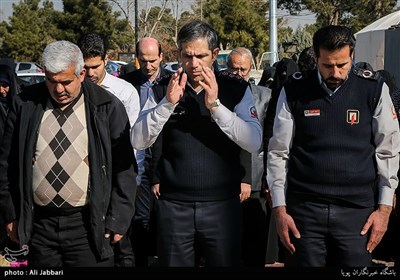 People Commemorate Iranian Firemen Killed in Plasco Building Collapse