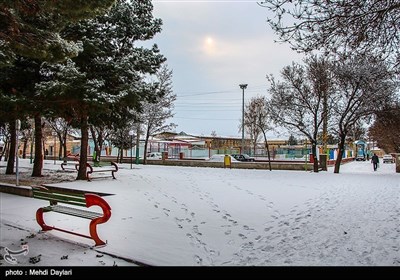 ایران کے صوبہ مشرقی آذربائیجان میں برف کے مناظر