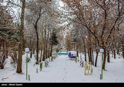 ایران کے صوبہ مشرقی آذربائیجان میں برف کے مناظر