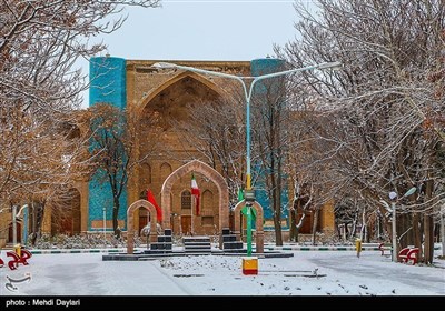 ایران کے صوبہ مشرقی آذربائیجان میں برف کے مناظر