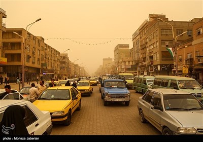 ادامه پدیده گرد و خاک در اهواز