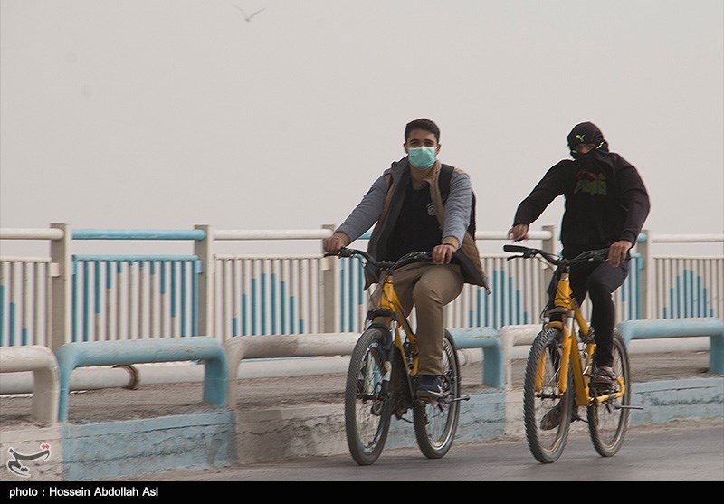 قزوین| افزایش گرد و غبار در استان قزوین