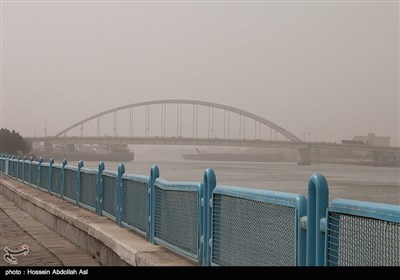 گرد و غبار در خرمشهر