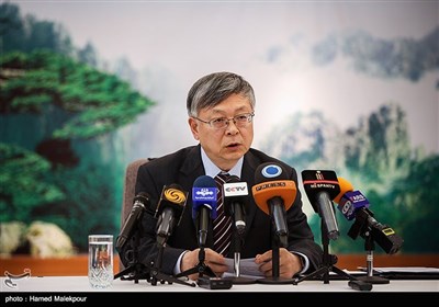 نشست خبری "پانگ سن" سفیر چین در ایران با موضوع حادثه نفتکش سانچی