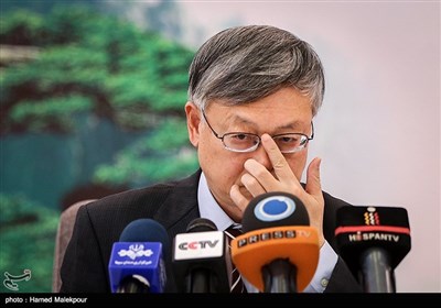 نشست خبری "پانگ سن" سفیر چین در ایران با موضوع حادثه نفتکش سانچی