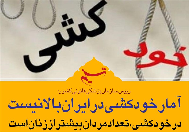 فتوتیتر/ آمار خودکشی در ایران بالا نیست