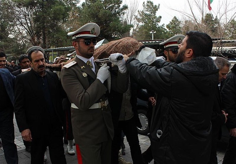 پیکر پدر شهید قپانی در گلزار شهدای تهران آرام گرفت+عکس