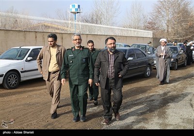 بازدید سردار غیب پرور از مناطق حاشیه نشین کرج