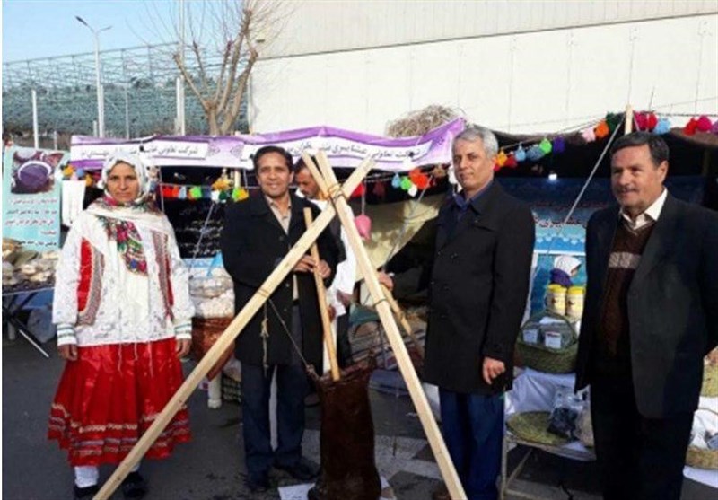 سیاه چادر عشایر شهرستان بشرویه در نمایشگاه بین‌المللی تهران برپا شد