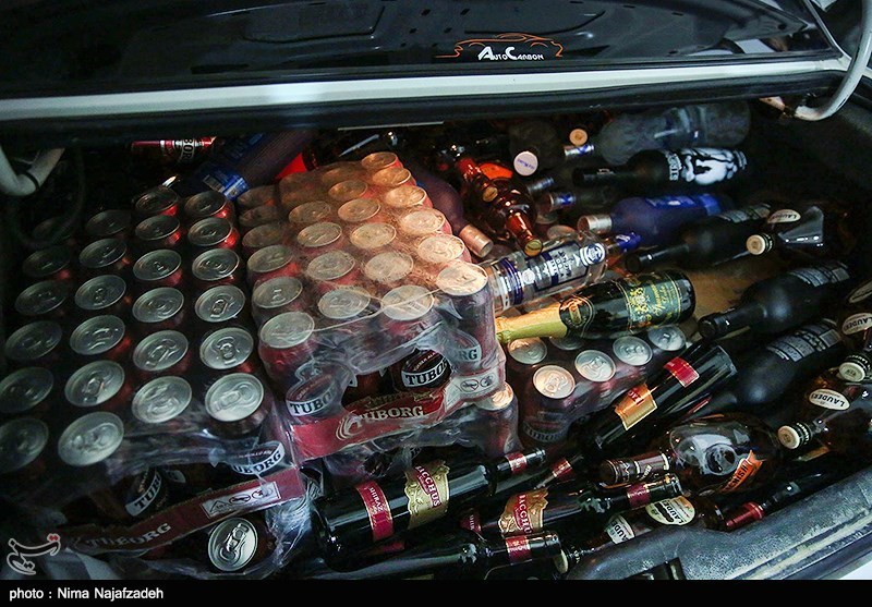 کشف 872 کارتن مشروبات الکلی در کامیون ورودی به عراق