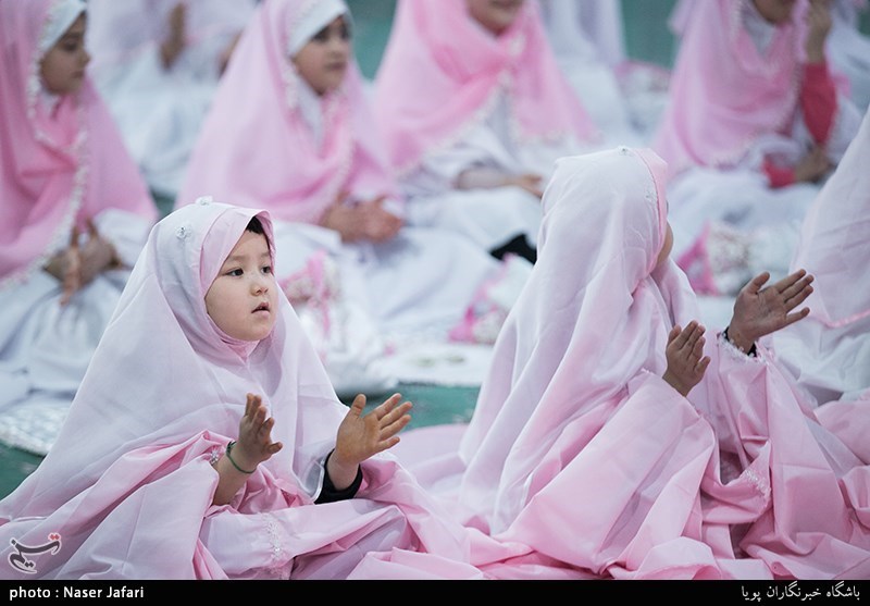 &quot;فرشته های زینبی&quot;؛ جشن تکلیف 50 دختر شهید مدافع حرم+تصاویر