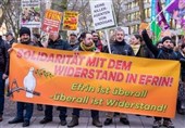 اعتراضات آلمانی‌ها ضد عملیات نظامی ترکیه در سوریه