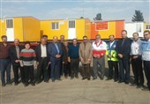 35 کانکس و سرویس بهداشتی به مناطق زلزله‌زده کرمانشاه ارسال شد