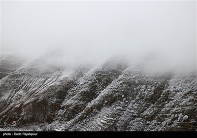 بارش برف در ییلاقات رحیم آباد گیلان