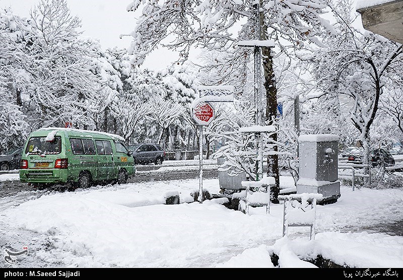 برف در تهران|آخرین وضعیت بارش‌ها در نیمه شمالی کشور/تهران یخ می‌زند