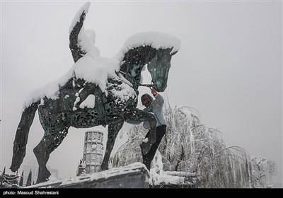 زمستان برفی تهران