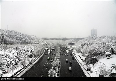 زمستان برفی تهران