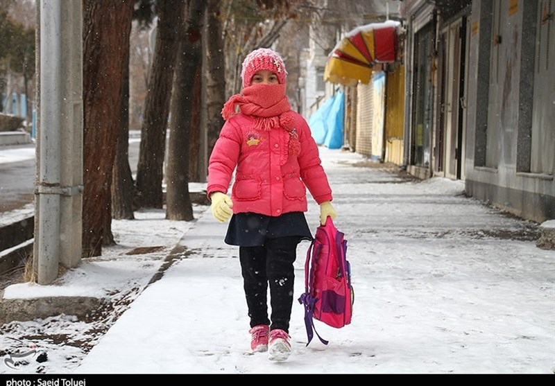 بارش برف چهره شهرهای خراسان شمالی را سفیدپوش کرد+تصاویر