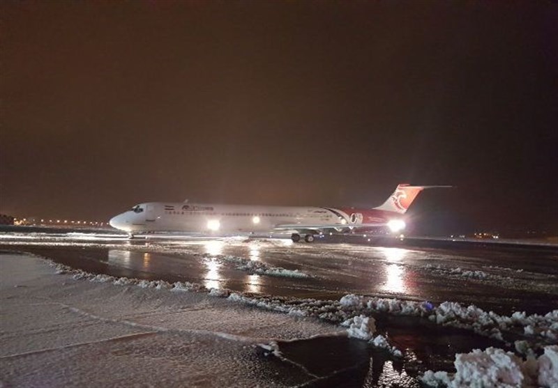 تبریز|آماده‌‌باش فرودگاه تبریز برای مواجهه با بحران احتمالی بارش برف