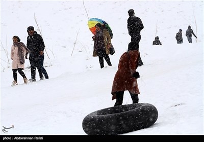 ھمدان | برف میں نوجوانوں کی موج مستیاں