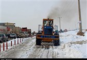 آخرین جزئیات وضعیت بارش برف در جاده‌های استان مرکزی