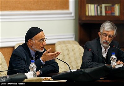 حداد عادل و میرسلیم در جلسه مجمع تشخیص مصلحت نظام