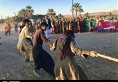 سیستان و بلوچستان| جشنواره بازی‌های بومی و محلی در نقطه صفر مرزی ایران و پاکستان برگزار شد+ عکس